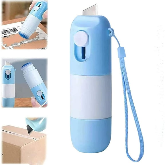 Thermal Paper Correction Fluid with Parcel Opener – 2-in-1 Anti Information Leakage Erase Device, Portable Privacy Protection for Package Labels(1PC)