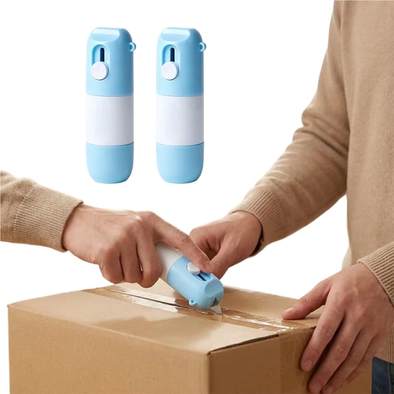 Thermal Paper Eraser, 2-in-1 Box Cutter & Thermal Paper Eraser, Instant Permanent Redaction for Shipping and Home Office