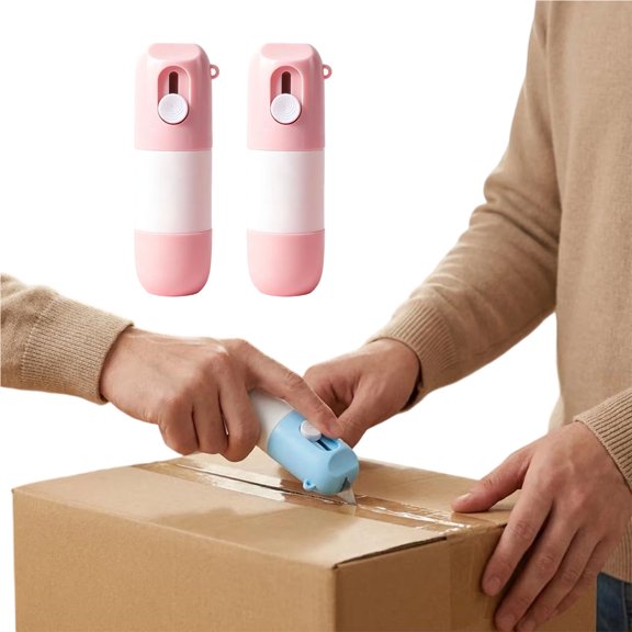 Thermal Paper Eraser, 2-in-1 Box Cutter & Thermal Paper Eraser, Instant Permanent Redaction for Shipping and Home Office