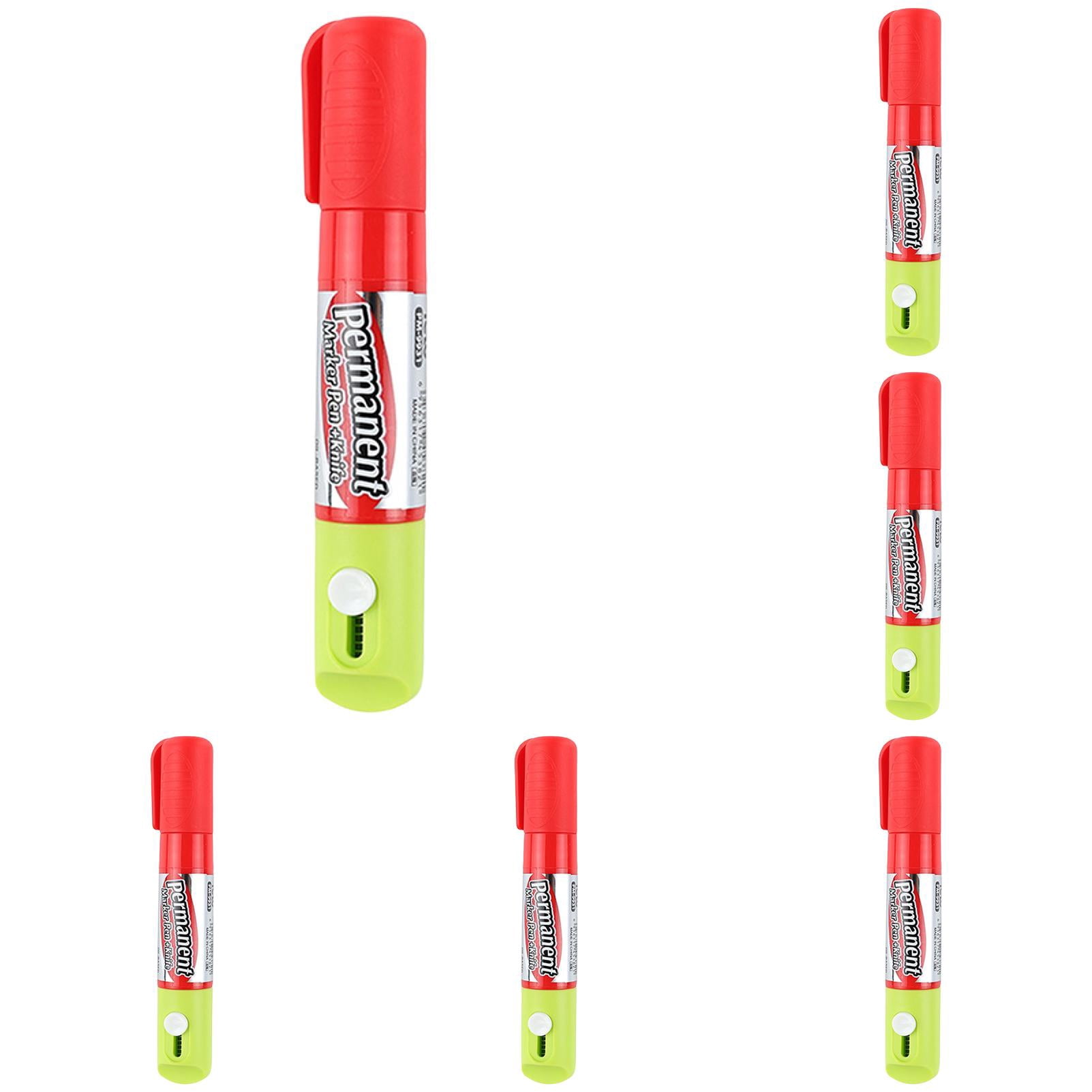 Round Ink Eraser Thermal Paper Eraser Pen – Quick-Dry Water Based Ink Remover, 2-in-1 ...