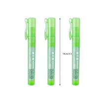 Thermal Paper Privacy Eraser, 10ml White-Out Correction Fluid Pen, PC Spray for Documents, Labels, Packages, Shipping Addresses, Privacy Protection, Green Case(a*3)