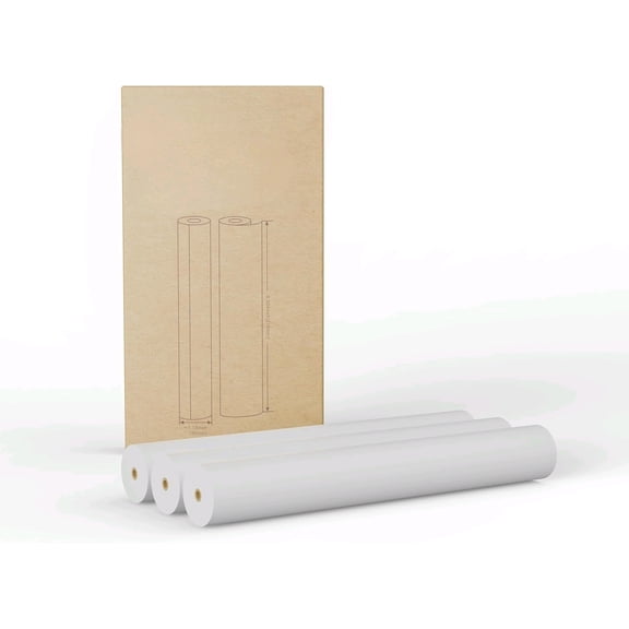 Thermal Printer Paper 8.5''x11'' US Letter Size, Thermal Paper Roll and Single Sheet, Advanced Clear Printing, Compatible with Other Thermal Printers (3 rolls)