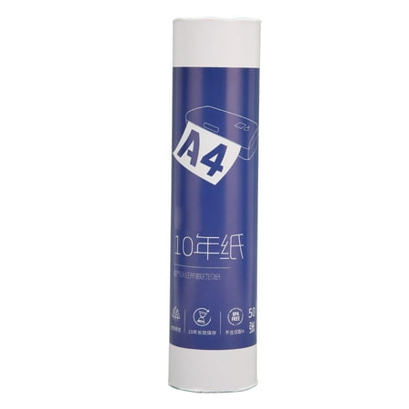 Thermal Printing Paper Black Marking Intermittent Positioning 50 Sheets Per Roll Rolls for Zjiang A4 Printer