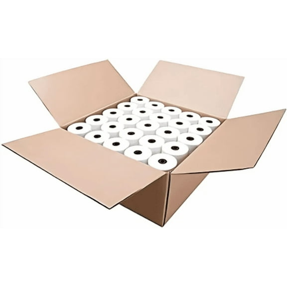 EOM-POS Thermal Receipt Paper Rolls, 3 1/8" x 230' (80 mm), BPA-Free, 50-Pack