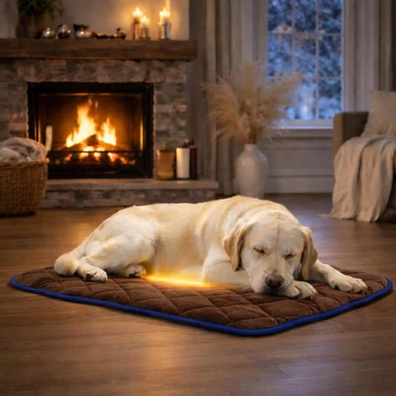 Thermal Reflection Pad for Dogs Cats, 5-Layer Self Warming Pet Mat Indoor Outdoor
