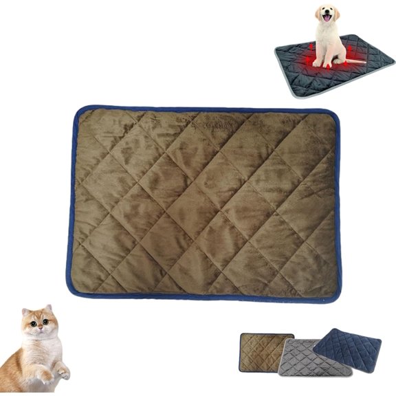 Thermal Reflection Pad for Dogs Cats, Self Heating Pad for Dog Cat,Soft Cozy Washable Non-Slip Non Electric Heating Pet Pad for Indoor/Outdoor