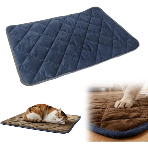 Thermal Reflection Pad for Dogs Cats, Upgraded Thermal Reflection Pet Mat, Washable Non-Electric Bed for Sofa Kennel Car Seat and Home Use