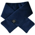 thumbnail image 1 of Thermal Scarf 3 Level Adjustable USB Winter Cold Protection USB Heated Scarfs,Royal Blue, 1 of 8