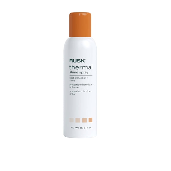 Thermal Shine Spray by Rusk for Unisex - 4.4 oz Hair Spray