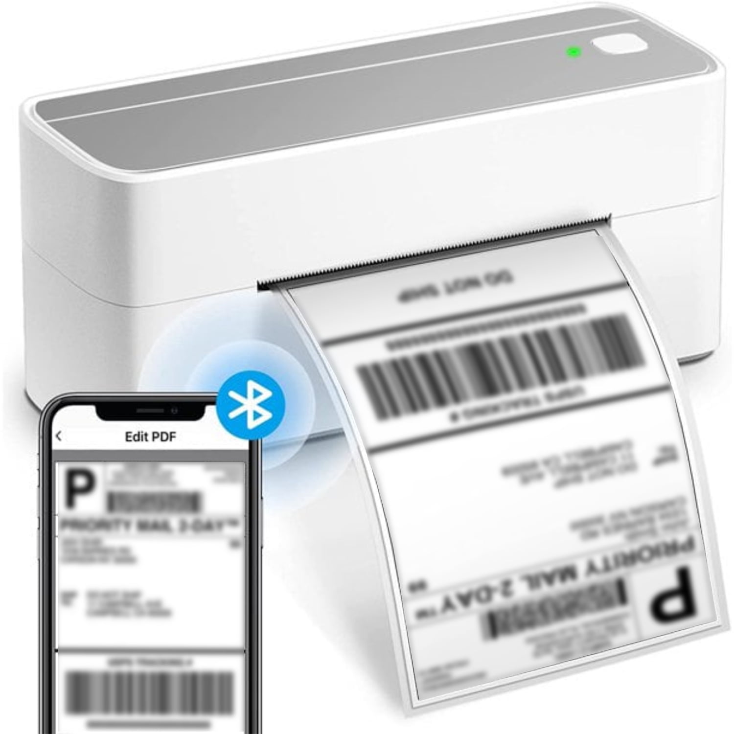Thermal Shipping Label Printer Portable Bluetooth Thermal Label