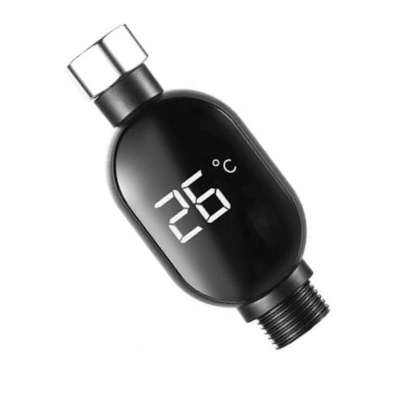 Thermal Shower Head with Real-Time Temperature Display Strong Steel Bathroom Accessory Multicolor Fast Response Water Tracking