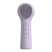 Thermal Silicone Facial Cleansing Brush - Dual-Sided Waterproof Face Scrubber with 3 Vibration Speeds & 45 C Heating for Deep Pore Cleansing, Rechargeable Skincare Tool for Daily Routine