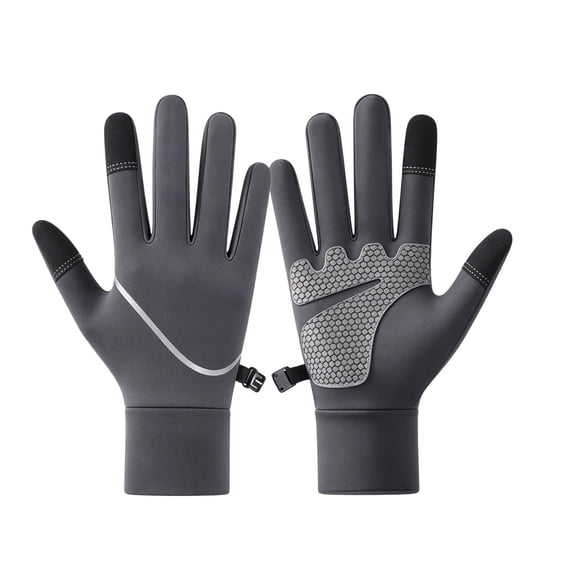 Thermal Ski Liner Gloves for Men Women, Thin Fleece Touchscreen Inner Gloves, Warm Non-slip Winter Liners for Skiing Snowboarding Running Outdoor Sports