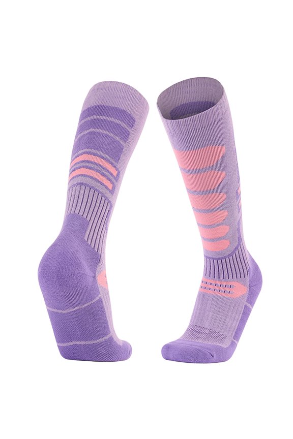 Thermal Ski Socks Anti Slip Sports Cotton Socks Sweat Absorption Breathable for Adult Cold Weather Sports Hiking Skiing
