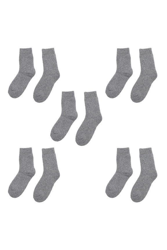 Thermal Socks For Men and Women Thick Heated Winter Boot Socks - Insulated for Extreme Cold Weathers - light gray