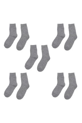 Thermal Socks For Men and Women Thick Heated Winter Boot Socks - Insulated for Extreme Cold Weathers - light gray