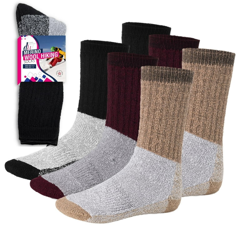 Debra Weitzner Merino Wool Thermal Socks Pairs, Warm Winter