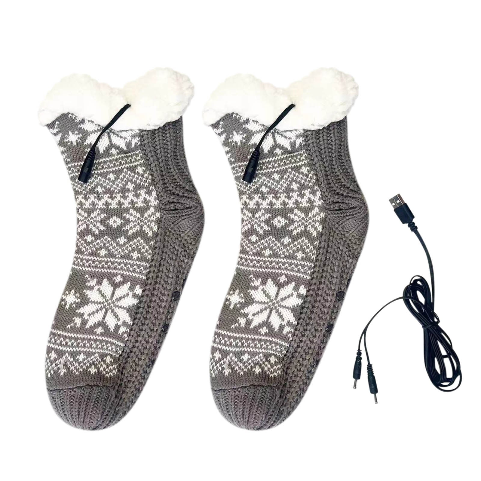 ActionHeat 3.7V Cotton Rechargeable Heated Socks 2.0 with Remote