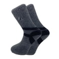 thumbnail image 1 of Thermal Socks for Men Wool Winter Crew Socks 1 PAIR Anthracite Size 10-13, 1 of 4