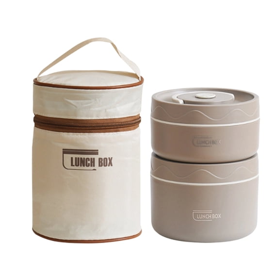 Thermal Stainless Steel Bento Box, Stackable Leakproof Lunch Container for Portable Meals
