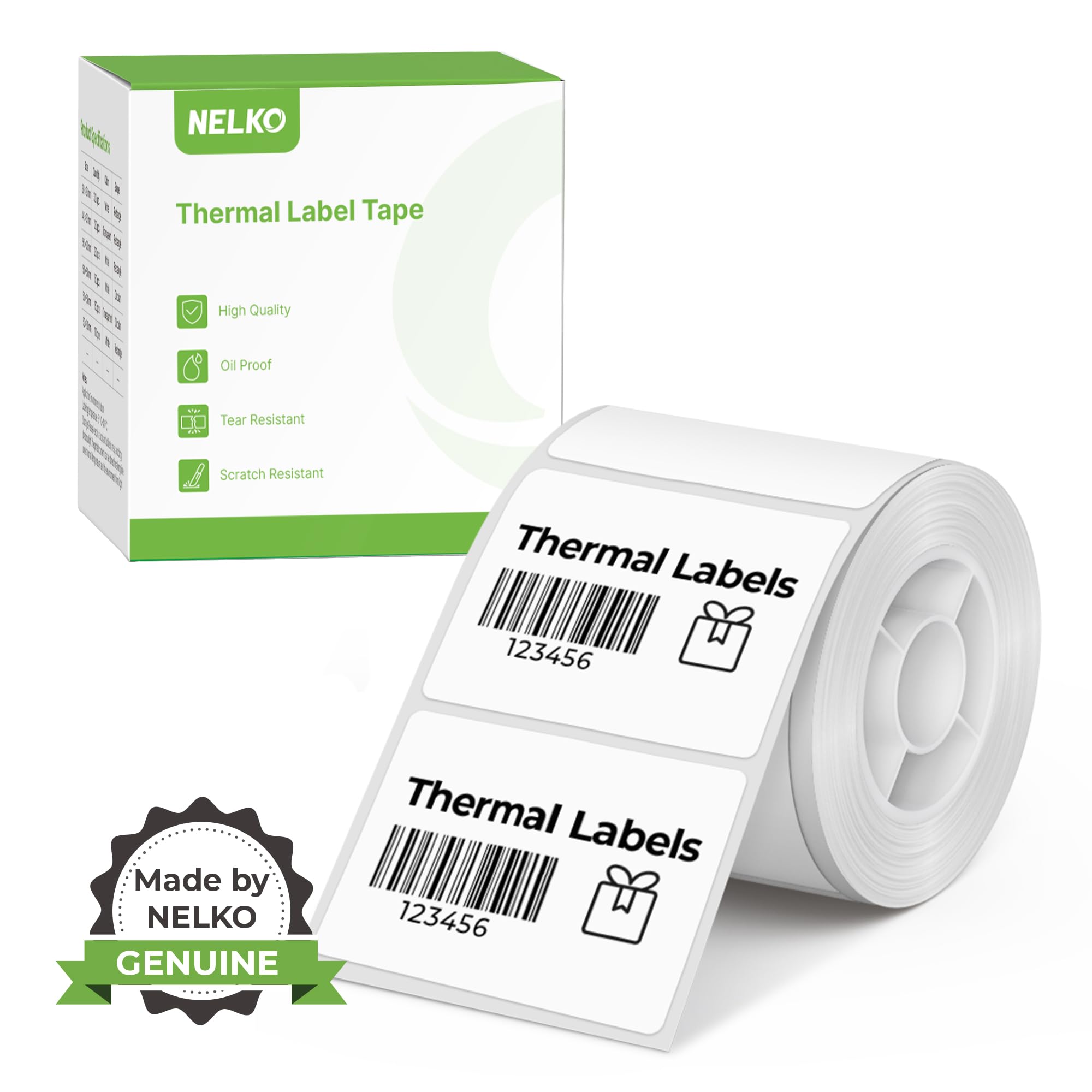 Thermal Sticker Tape for PM220 Label Printer, 1.57x1.18 Inch 40x30mm ...