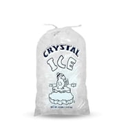 8 LB Ice Bags with Drawstring 500 Count   Versatile Freezer Bags & Reliable Clear Plastic Bags for Storing Ice   Ideal for Home, Party, or Camping