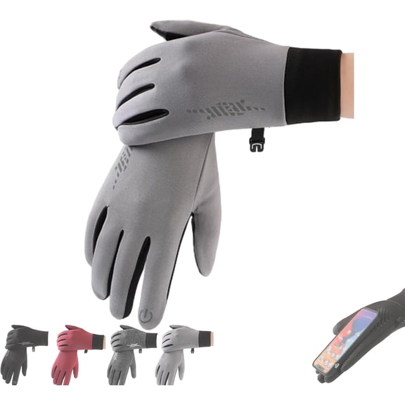 Thermal Touch Screen Winter Gloves, Winter Gloves Women Men Ski Gloves Liners Thermal Warm Touch Screen, for Cycling, Running