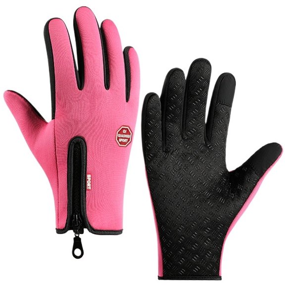 Thermal Touchscreen Gloves for Cycling & Hiking, Windproof & Anti-Slip, Warm Fleece Lined for Men and Women Outdoor Winter Sports