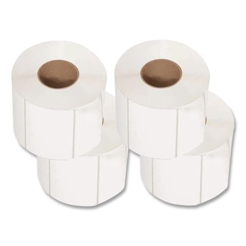 Thermal Transfer Labels, 4 X 6, White, 1,000/roll, 4 Rolls/carton | Bundle of 2
