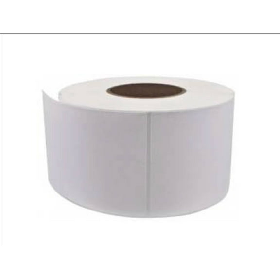 Thermal Transfer White Shipping Labels (STT-4-3P), 4" x 3", 1800 Per Roll - CASE of 4 Rolls (7,200 Labels)