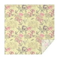 thumbnail image 1 of Pioneer Flower Floral Print Pattern Square Tablecloth,Waterproof Square Table Cover,Wipeable Spillproof Washable Table Cover for Home Kitchen Party Decor 42"X42"(107x107cm), 1 of 6