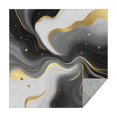 thumbnail image 1 of Black and Gold Marble Glitter Splashes Pattern Square Tablecloth,Waterproof Square Table Cover,Wipeable Spillproof Washable Table Cover for Home Kitchen Party Decor 60"x60"(152x152cm), 1 of 6