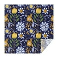 thumbnail image 1 of Pioneer Flower Floral Print Pattern Square Tablecloth,Waterproof Square Table Cover,Wipeable Spillproof Washable Table Cover for Home Kitchen Party Decor 42"X42"(107x107cm), 1 of 6
