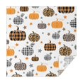 thumbnail image 1 of Fall Pumpkins Stars Pattern Square Tablecloth,Waterproof Square Table Cover,Wipeable Spillproof Washable Table Cover for Home Kitchen Party Decor 42"X42"(107x107cm), 1 of 6