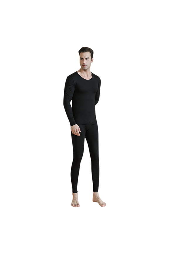 Thermal Underwear Fleece Lined Base Layer Set for Cold Weather Thin Original Single Warm Underwear Designed with Fleece Liningss and Quality Material