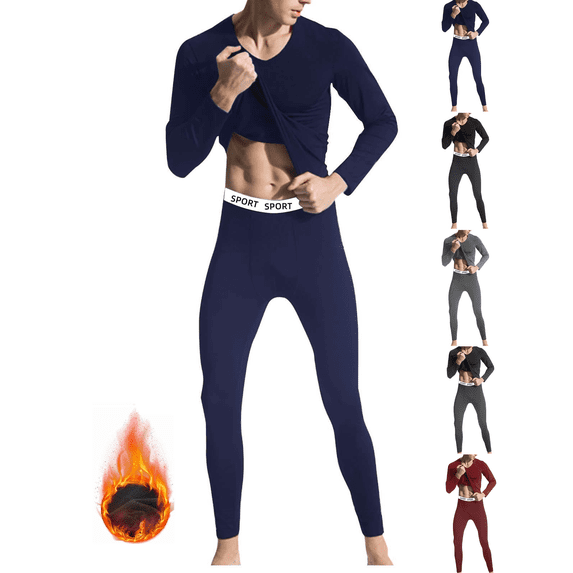 Thermal Underwear Long Johns for Men Cold Weather Bottom Top 4 way stretch Base Layer Warm Winter Sport Gear Daily Wear