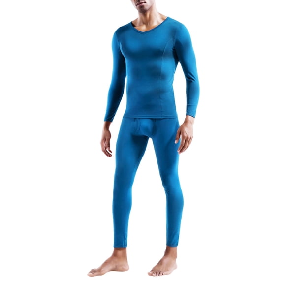 Thermal Underwear for Men Long Johns Set Lined Winter Cold Weather | Base Layer Top & Bottom Set, Moisture-Wicking, Heat Retention, Gift For Men, Ideal For Skiing, Hunting Outdoor, Sleepwear