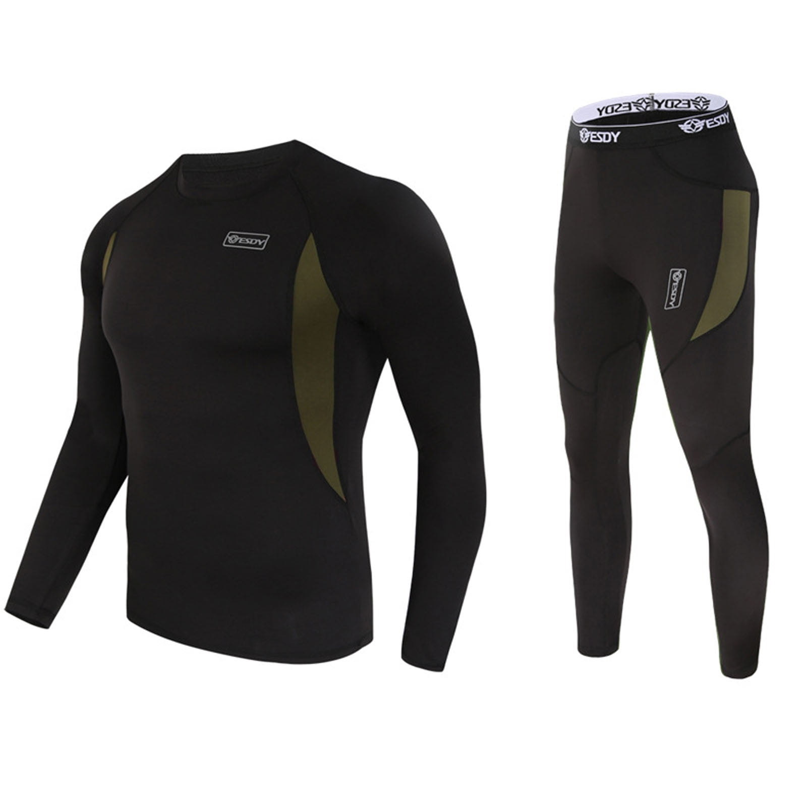 Mens Thermal Underwear for Extreme Winter Layer Cold Top Bottom Insulated Para Cold Weather Gear Gifts Suits Base Long John Hunting Fleece Lined Thermal Clothes Walmart