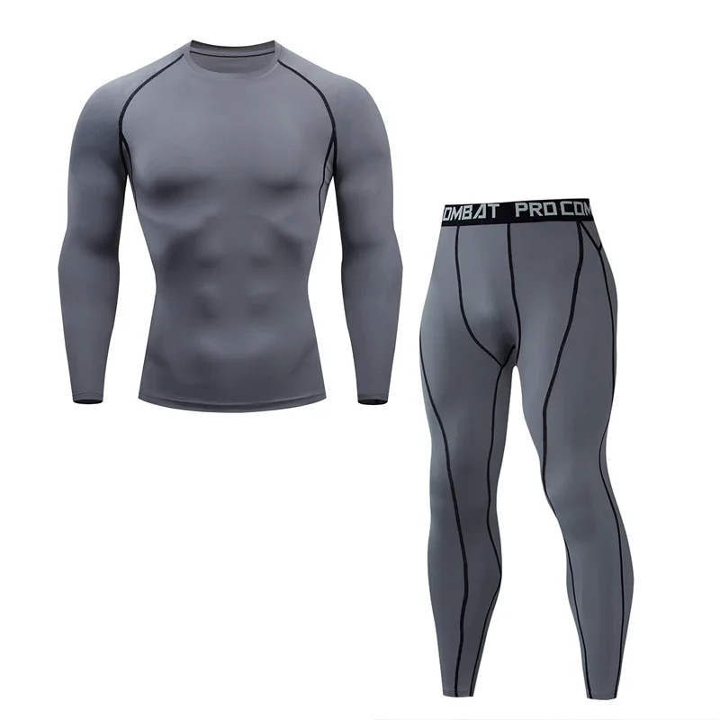 Thermal Underwear Men's Long Underwear Compression Clothing Fitness