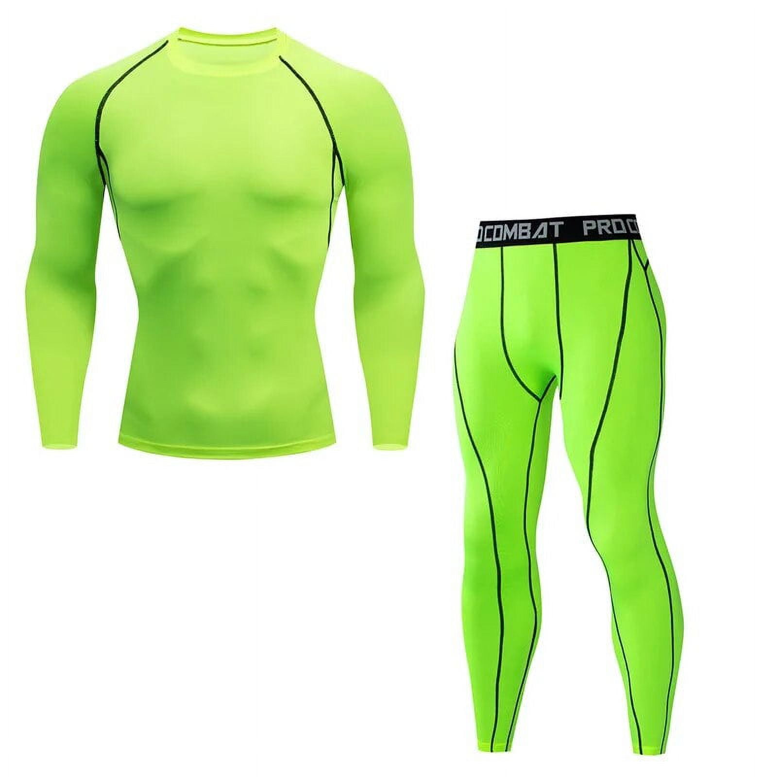 Thermal Underwear Men's Long Underwear Compression Clothing Fitness