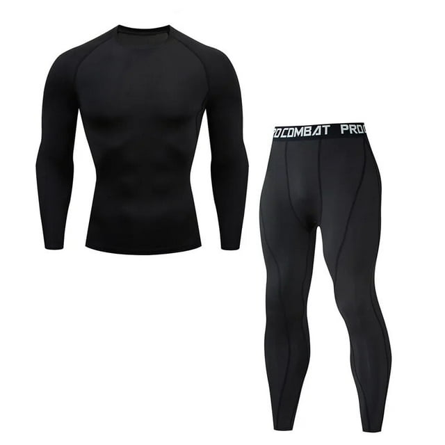 Thermal Underwear Men's Long Underwear Compression Clothing Fitness