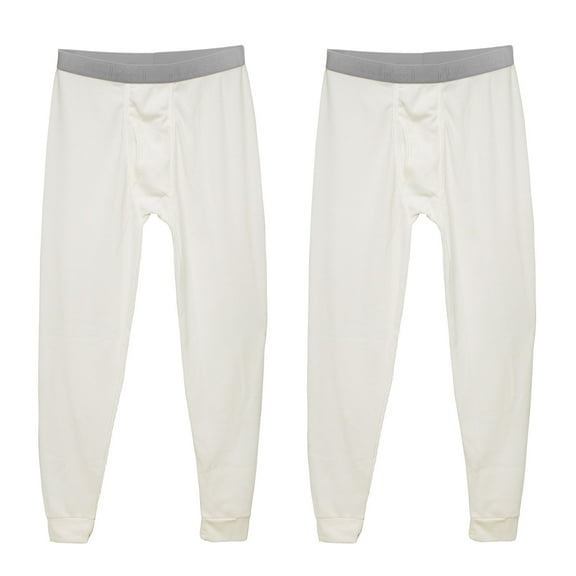 Thermal Underwear Pants For Men Long Johns Cotton Blend Base Layer Waffle Knit Bottoms Classic Cold Weather