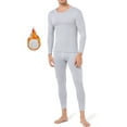 thumbnail image 1 of Thermal Underwear Set for Men Fleece Lined Long Johns Basic Layer Top Bottom for Cold Weather, 1 of 6