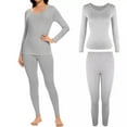 thumbnail image 1 of Thermal Underwear Set for Women Ultra Thin Long Johns Base Layer Top & Leggings, 1 of 6