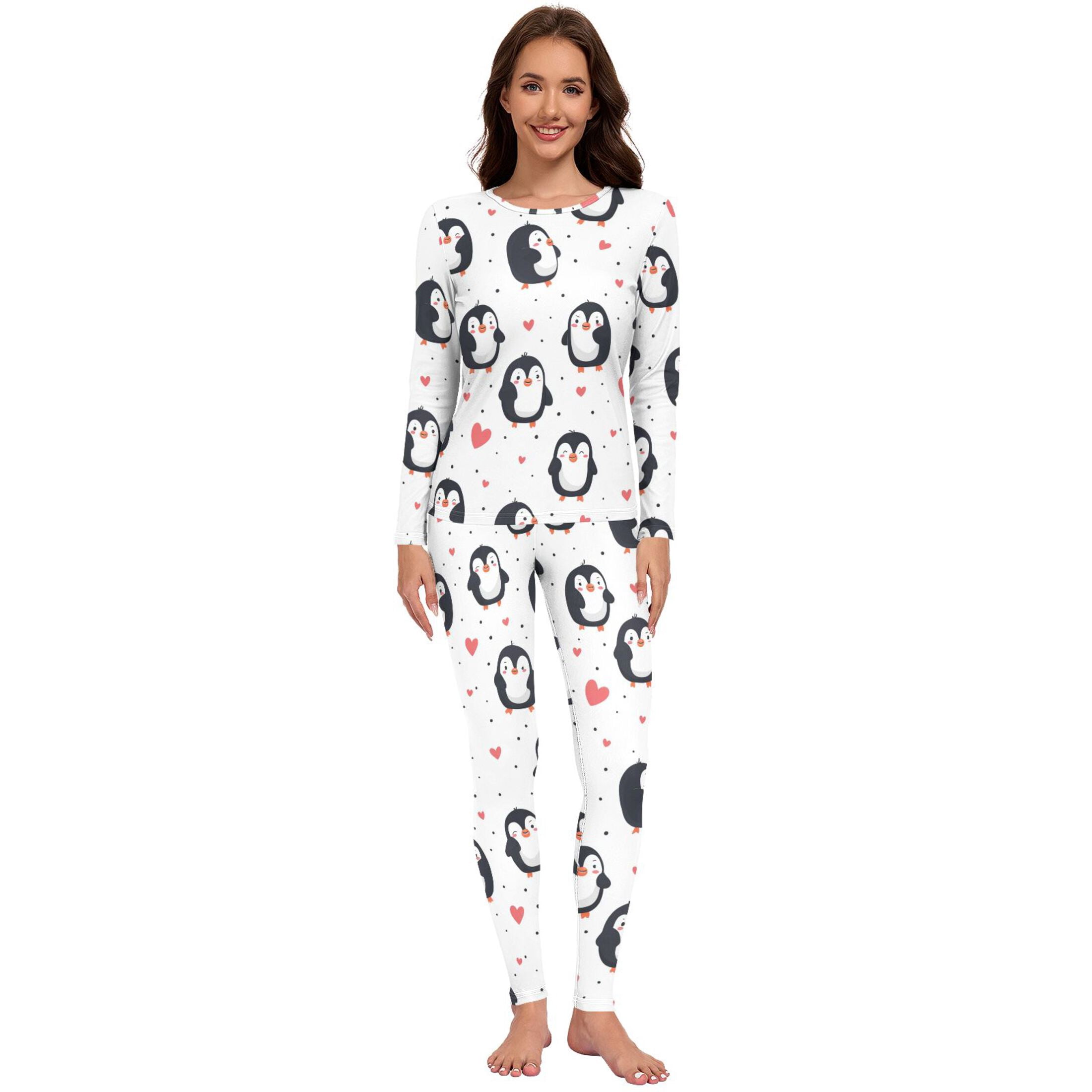 Thermal Underwear Sets for Women Base Layer Cold Weather Top Bottom ...