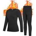 thumbnail image 1 of Thermal Underwear Sets for Women, Long Johns Fleece Lined Top & Bottom, Warm Skiing Base Layer Cold Weather Winter, 1 of 5