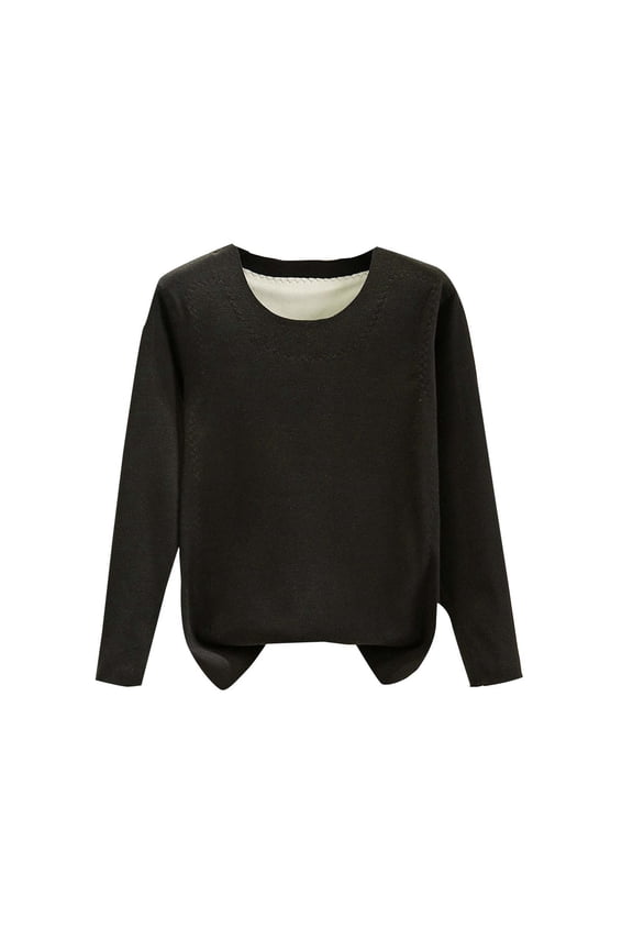 Thermal Underwear Tops for Women Seamless Stretch Crew Neck Casual Long Sleeve Baselayer Shirts