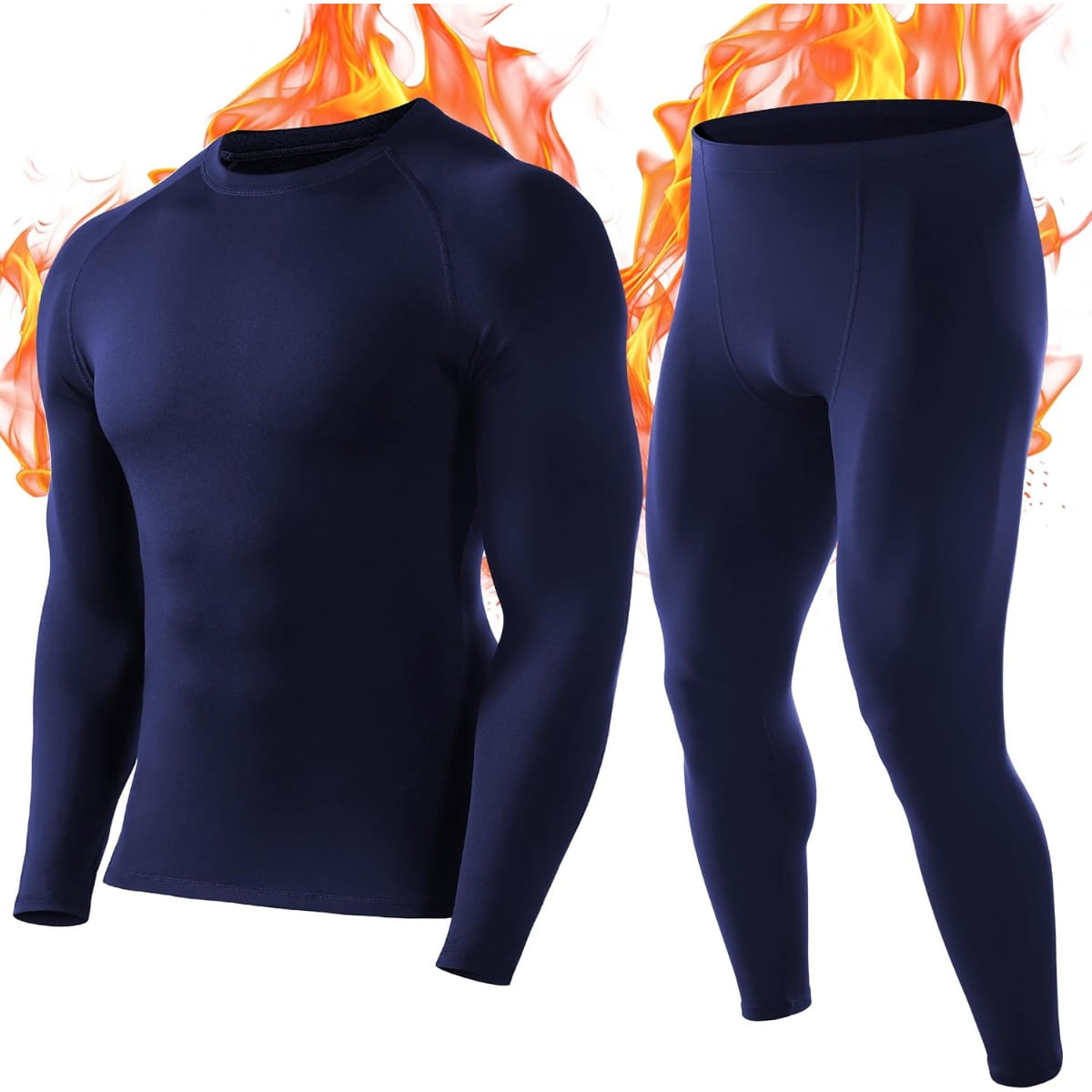 Thermal Underwear for Men Fleece Lined Long Johns Base Layer, Extreme