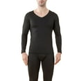 thumbnail image 1 of Thermal Underwear for Men Long Johns Base Layer Men Cold Weather Top Bottom XXXL Black, 1 of 6