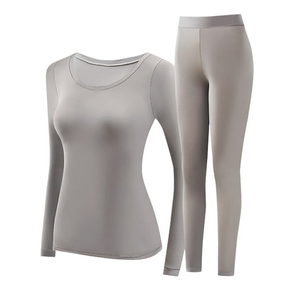 Thermal Underwear for Women Long Sleeve T Shirt Neck Basic Layer Stretchy Shirts Cold Weather Clothes for Women